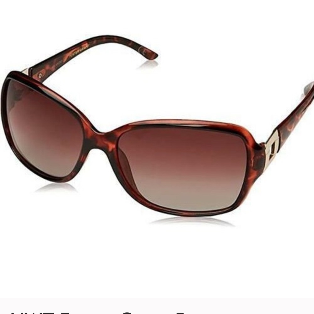 EUC Foster Grant Poppet Tortoiseshell Oversized Thick Frame Sunglasses #90615